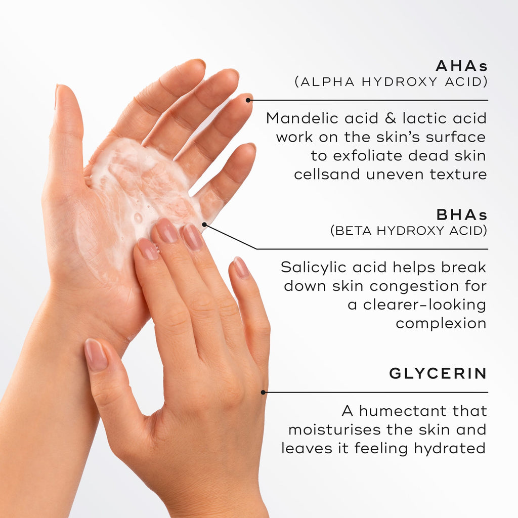 MEDIK8 SURFACE RADIANCE CLEANSE™ 150ml
Resurfacing AHA/BHA Mangosteen Cleansing Gel