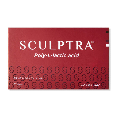 Biostimulatory injectable product imagery for Radiesse versus Sculptra practitioner guide