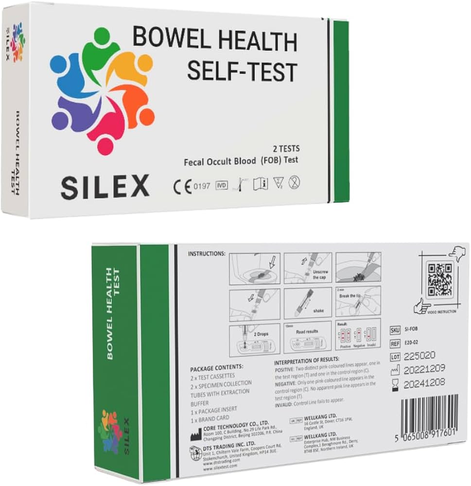 Bowel Health Self Test Home Kit (Short Dated)