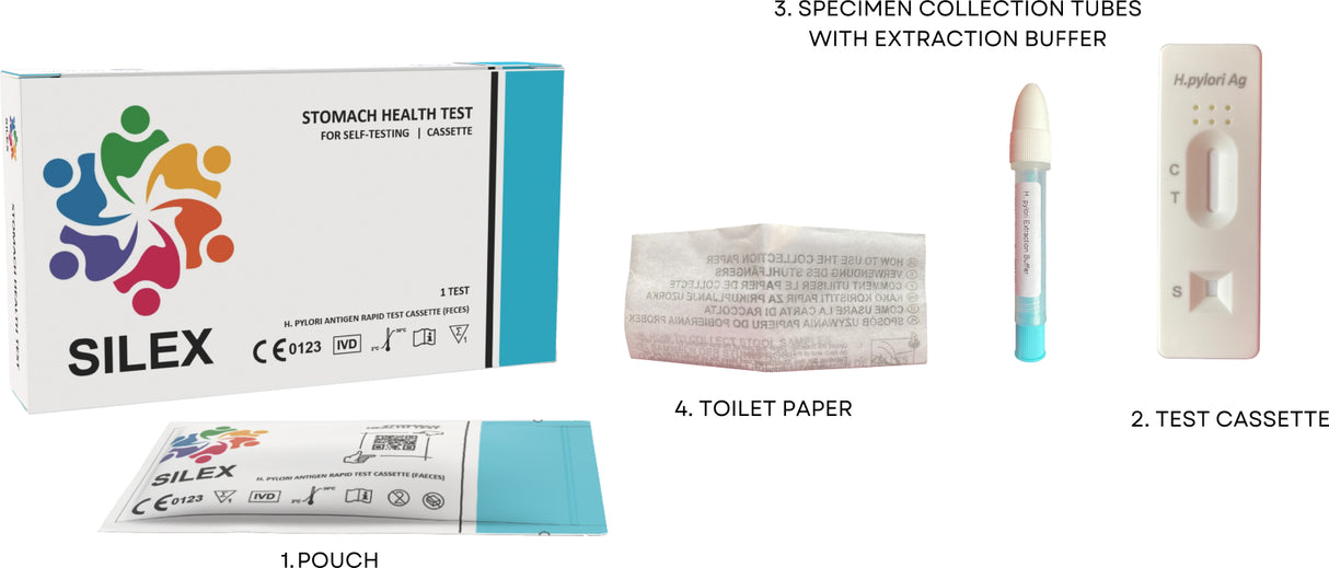 Stomach Health (H. Pylori) Self Test Home Kit